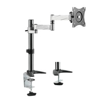 LogiLink BP0076 Flachbildschirm-Tischhalterung 68,6 cm (27") Tisch/Bank Schwarz, Edelstahl