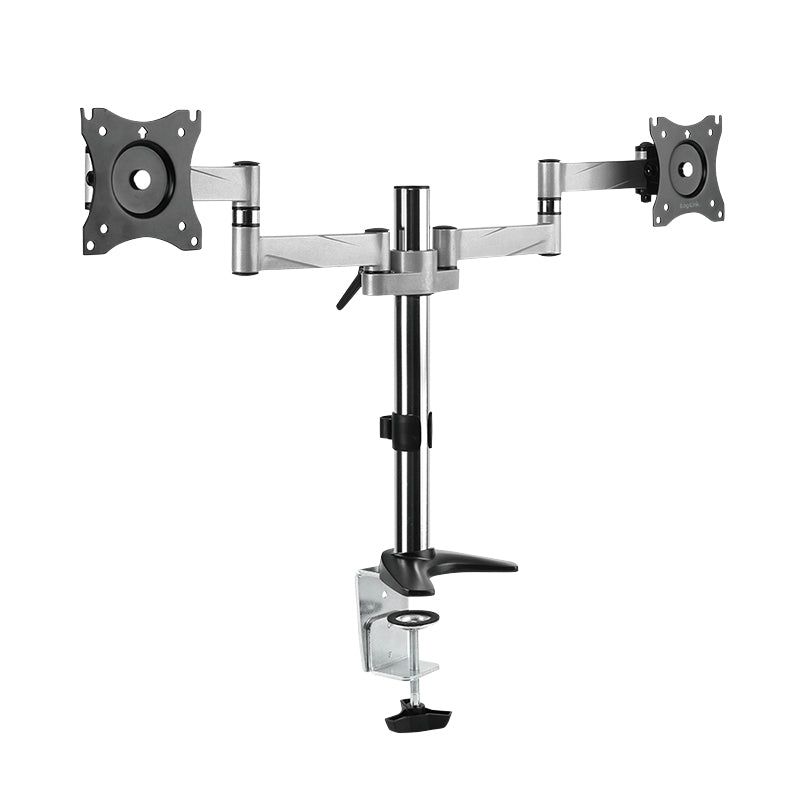 LogiLink BP0077 Flachbildschirm-Tischhalterung 68,6 cm (27") Tisch/Bank Schwarz, Edelstahl