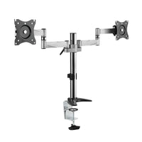 LogiLink BP0077 Flachbildschirm-Tischhalterung 68,6 cm (27") Tisch/Bank Schwarz, Edelstahl