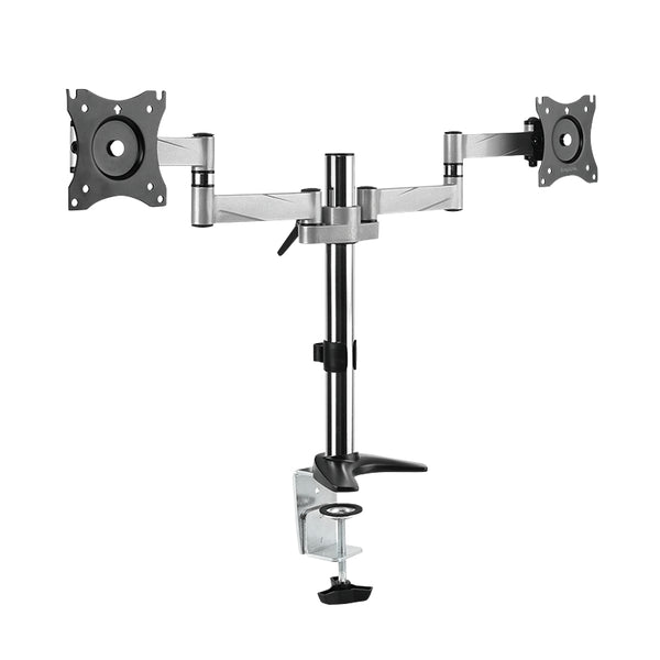 LogiLink BP0077 Supporto da tavolo per schermo piatto 68,6 cm (27") Tavolo/Banco Nero, Acciaio inossidabile