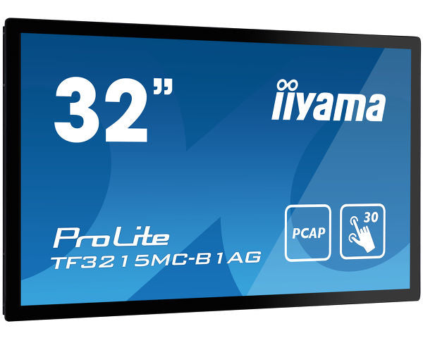 iiyama ProLite TF3215MC-B1AG Computerbildschirm 81,3 cm (32") 1920 x 1080 Pixel Full HD LED Touchscreen Kiosk Schwarz