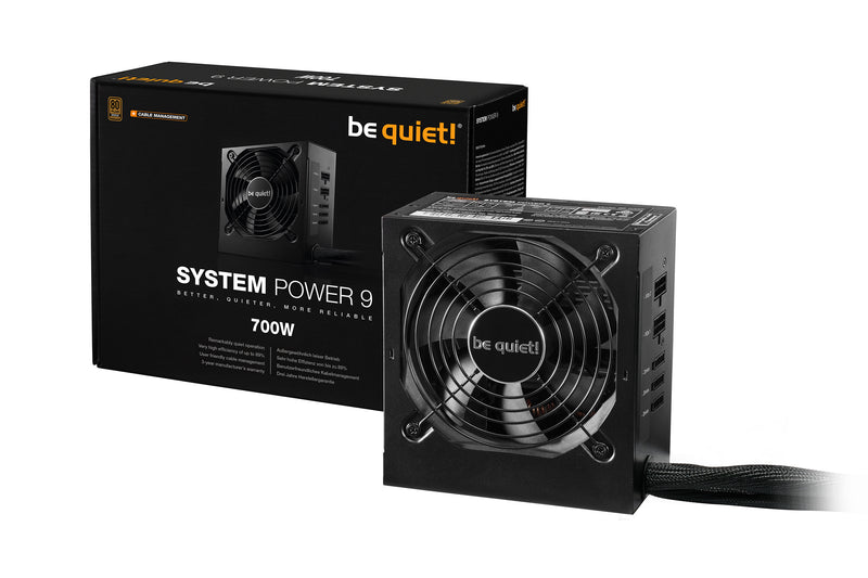 be quiet! System Power 9 | 700W CM Netzteil 20+4 pin ATX ATX Schwarz