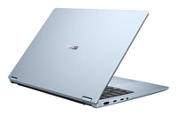 ASUS Vivobook S14 Flip TP5408QA-U2114W Copilot+ PC Snapdragon X1-26-100 Hybrid (2-in-1) 35,6 cm (14") Touchscreen WUXGA 16 GB LPDDR5x-SDRAM 512 GB SSD Wi-Fi 6E (802.11ax) Windows 11 Home Blau
