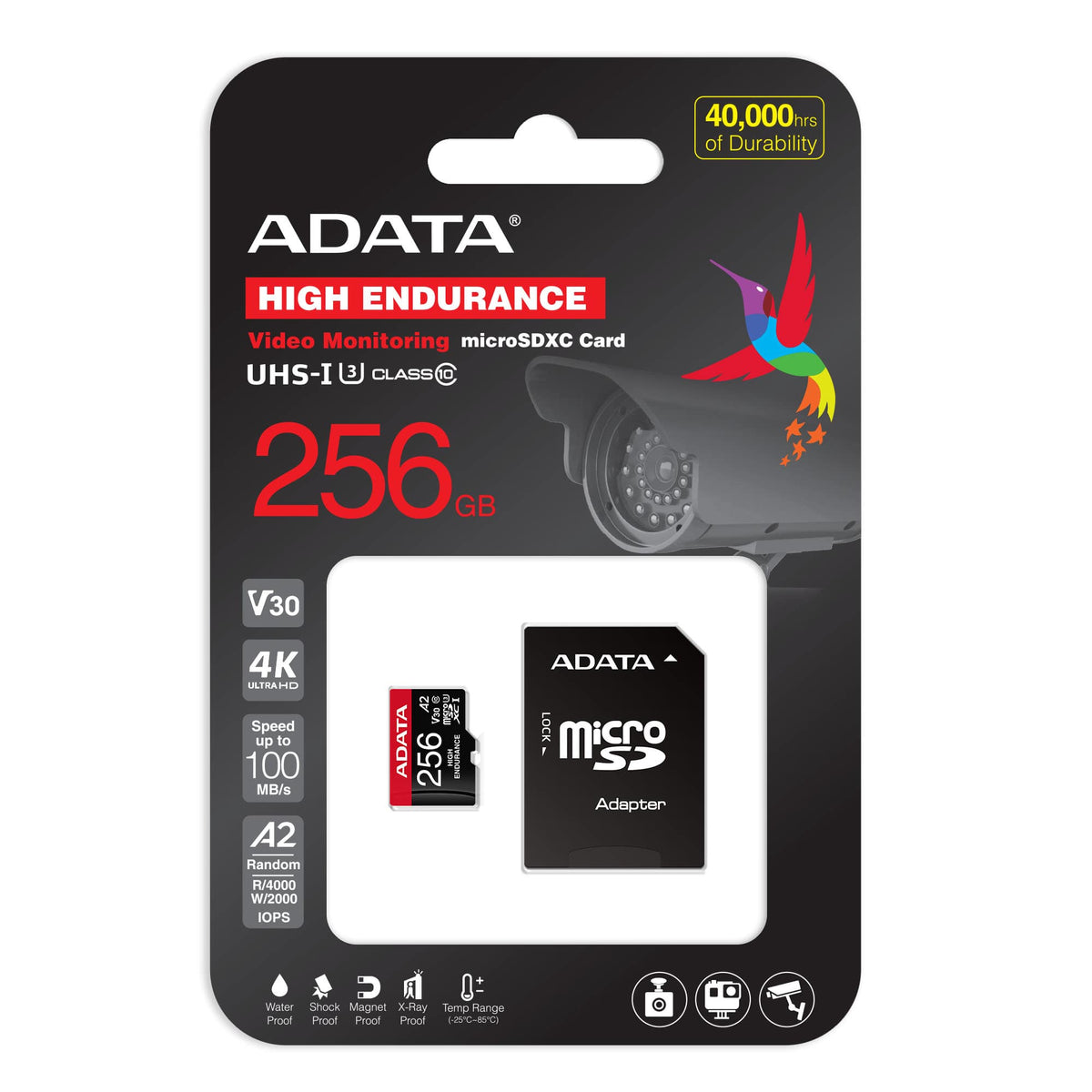 ADATA AUSDX256GUI3V30SHA2-RA1 Speicherkarte 256 GB MicroSDXC UHS-I Klasse 10