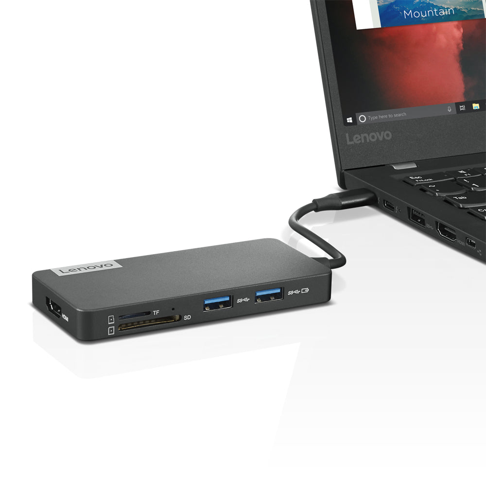 Lenovo GX90T77924 laptop-dockingstation & portreplikator Kabelgebunden USB 3.2 Gen 1 (3.1 Gen 1) Type-C Grau