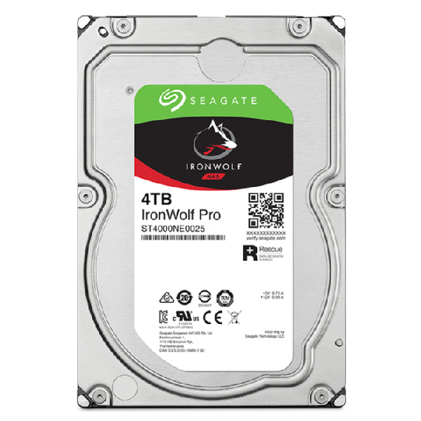 Seagate IronWolf Pro ST4000NT001 Interne Festplatte 4 TB 7200 RPM 256 MB 3.5"