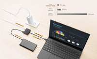 ASUS USB-C Mini Dock Kabelgebunden USB 3.2 Gen 2 (3.1 Gen 2) Type-C Schwarz