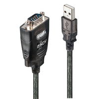 Lindy 42686 Serien-Kabel Schwarz 1,1 m USB Typ-A DB-9