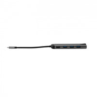Verbatim 16102510 laptop-dockingstation & portreplikator Kabelgebunden USB 3.2 Gen 1 (3.1 Gen 1) Type-C Schwarz, Silber