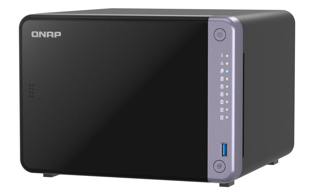 QNAP TS-632X-4G NAS & Speicherserver Tower Alpine Alpine AL-524 4 GB DDR4 QNAP QTS Schwarz