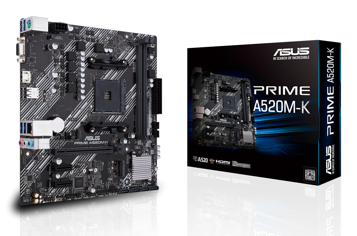 ASUS PRIME A520M-K AMD A520 Sockel AM4 micro ATX