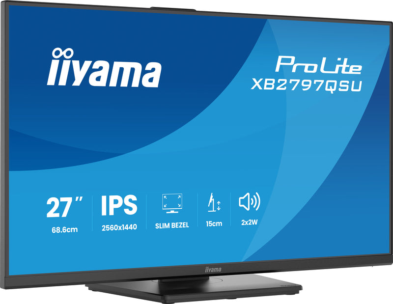 iiyama ProLite XB2797QSU-B1 Computerbildschirm 68,6 cm (27") 2560 x 1440 Pixel Quad HD LED Schwarz