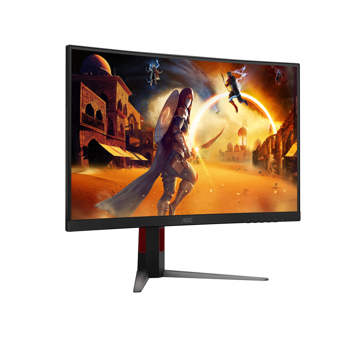 AOC G4 CQ27G4Z2AD Computerbildschirm 68,6 cm (27") 2560 x 1440 Pixel Schwarz, Rot