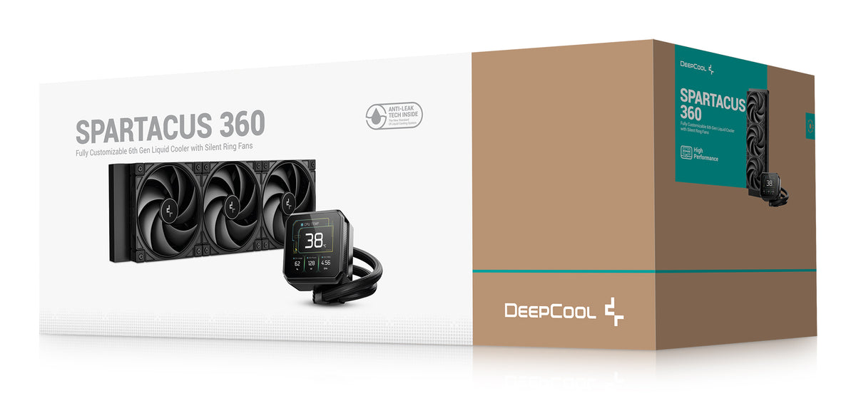 Deepcool K COOLER Wasserkühlung Deepcool Spartacus 360 LCD black – Ansicht 8