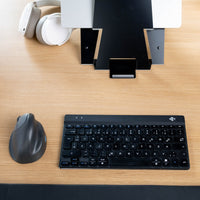 R-Go Tools Vertikale Maus R-Go HE Basic, ergonomische Maus, mittel (Handlänge 165–185 mm), für Linkshänder, Bluetooth