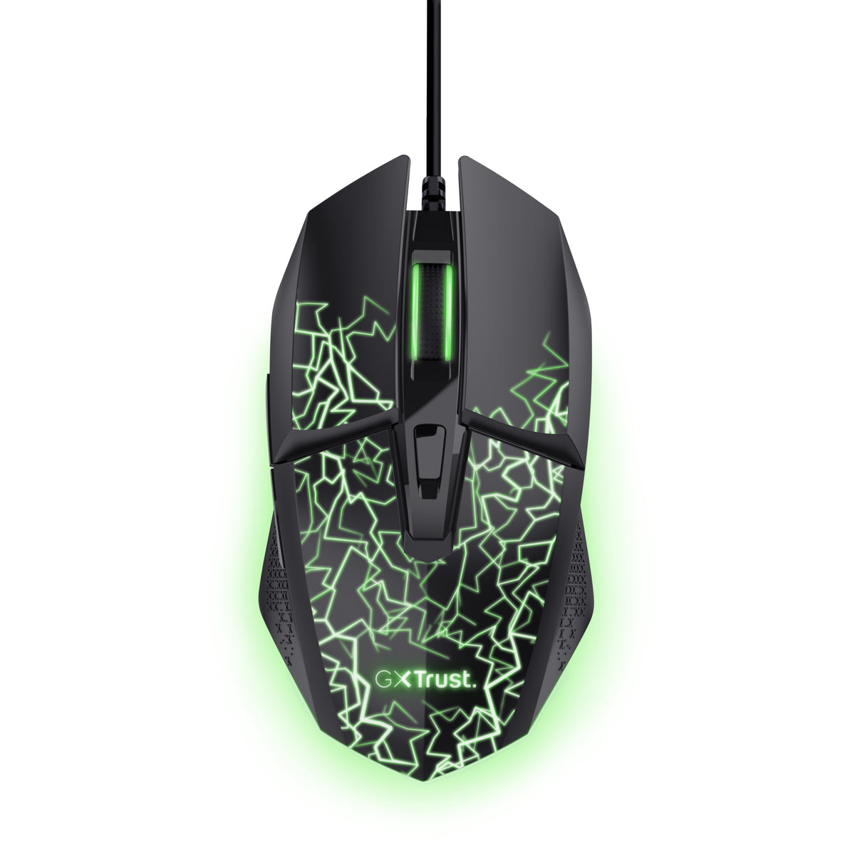 Trust GXT 113 Felox Maus Gaming rechts USB Typ-A Optisch 6400 DPI