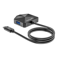 Manhattan 181150 laptop-dockingstation & portreplikator Kabelgebunden USB 3.2 Gen 2 (3.1 Gen 2) Type-C Schwarz