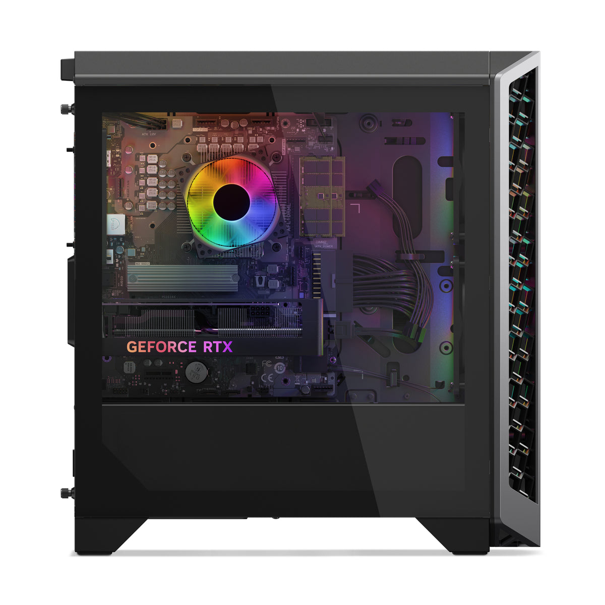 Lenovo LOQ Tower 26ADR10 AMD Ryzen™ 7 8745HX 16 GB DDR5-SDRAM 1 TB SSD NVIDIA GeForce RTX 5060 Windows 11 Home PC Schwarz