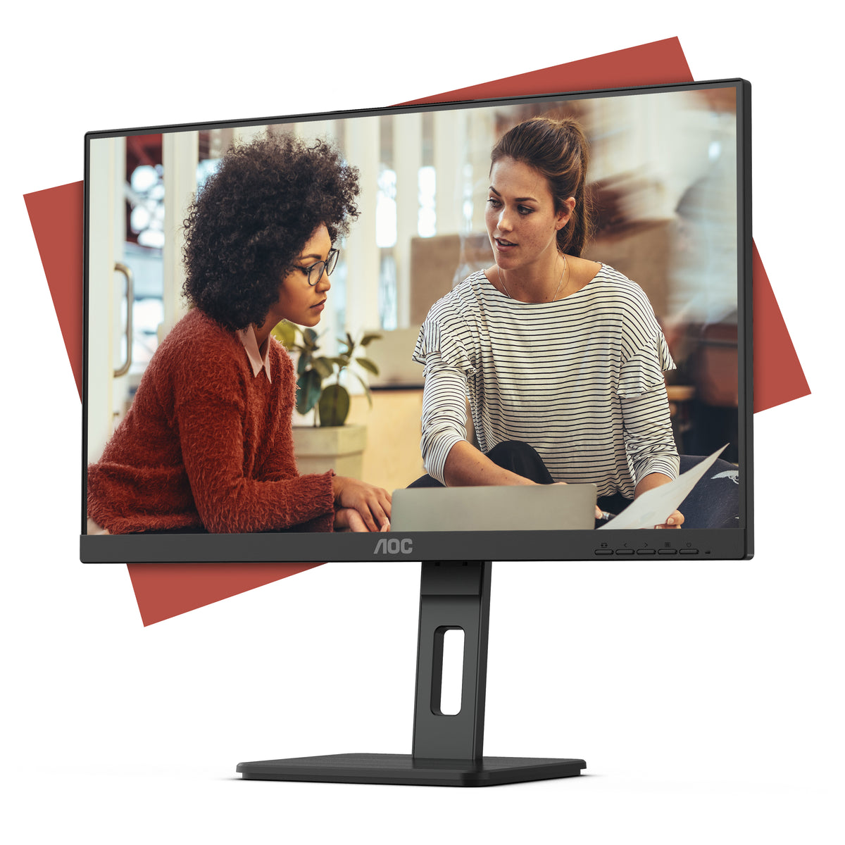 AOC E3 24E3QAF Computerbildschirm 60,5 cm (23.8") 1920 x 1080 Pixel Full HD LCD Schwarz