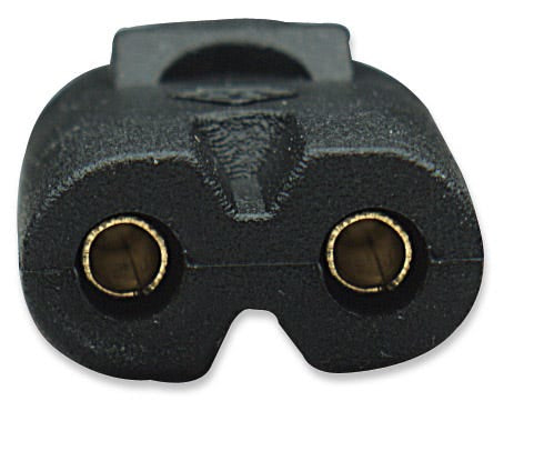 Manhattan Stromkabel, C7 auf BS 1363 (3-pol. UK-Stecker), 1,8 m, schwarz