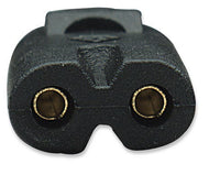 Manhattan Stromkabel, C7 auf BS 1363 (3-pol. UK-Stecker), 1,8 m, schwarz