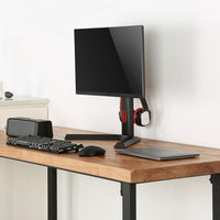 Techly ICA-LCD G32 Flachbildschirm-Tischhalterung 81,3 cm (32") Tisch/Bank Schwarz, Rot