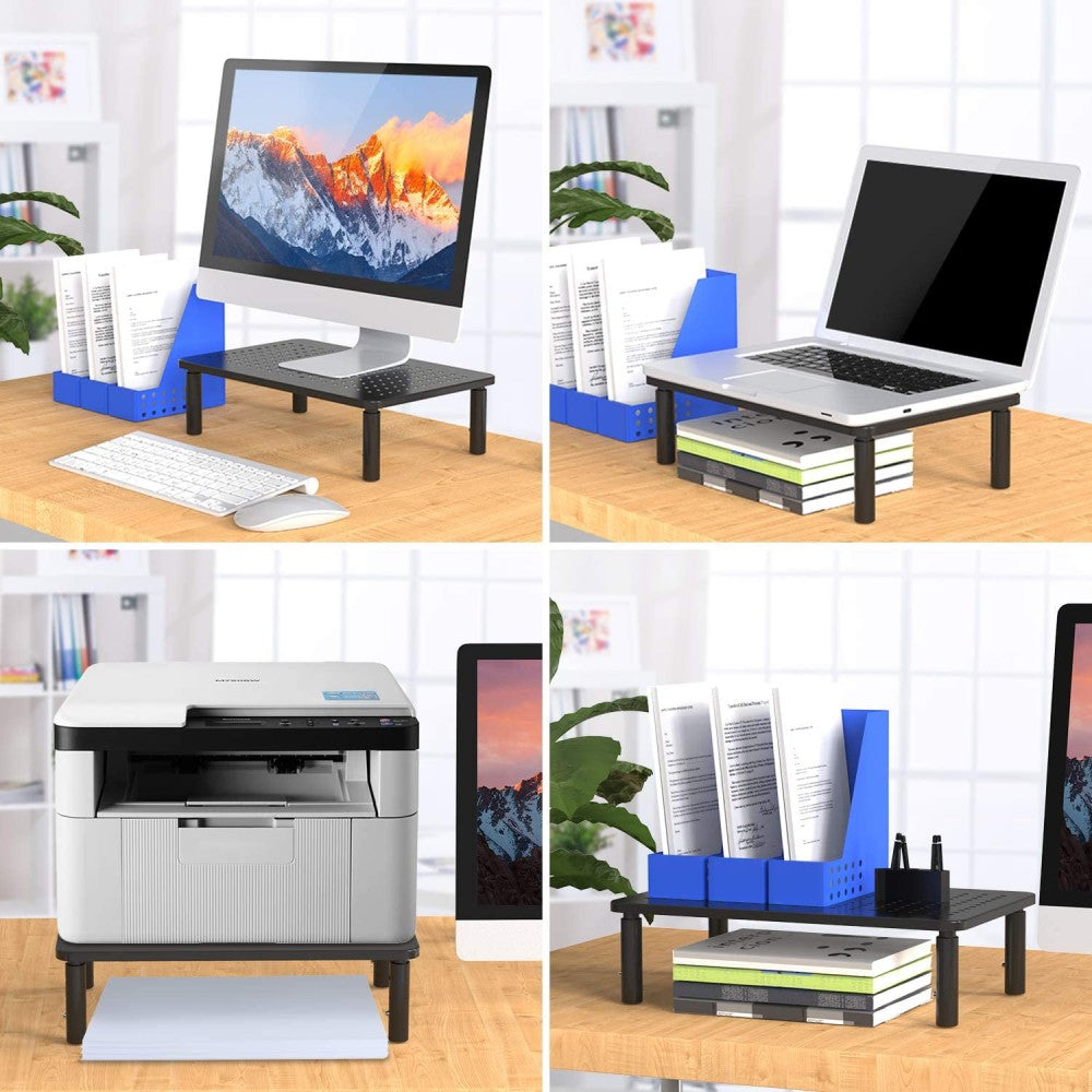 Techly ICA-MS 481 Flachbildschirm-Tischhalterung Tisch/Bank Schwarz