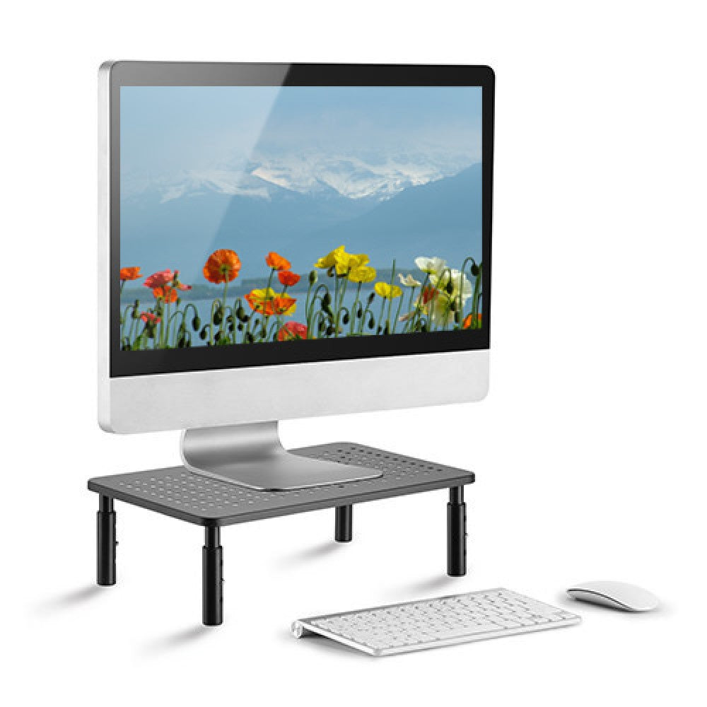 Techly ICA-MS 481 Flachbildschirm-Tischhalterung Tisch/Bank Schwarz