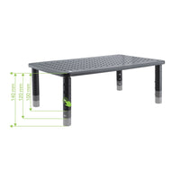 Techly ICA-MS 481 Flachbildschirm-Tischhalterung Tisch/Bank Schwarz