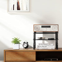 Techly ICA-MS 481 Flachbildschirm-Tischhalterung Tisch/Bank Schwarz