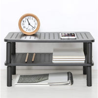 Techly ICA-MS 481 Flachbildschirm-Tischhalterung Tisch/Bank Schwarz