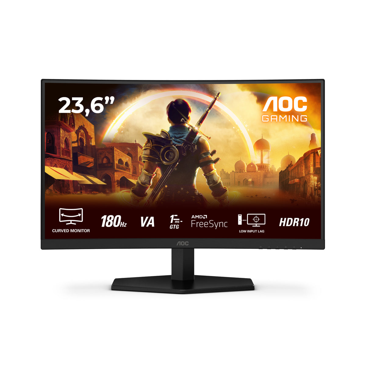 AOC G4 C24G42E Computerbildschirm 59,9 cm (23.6") 1920 x 1080 Pixel Full HD LED Schwarz, Rot