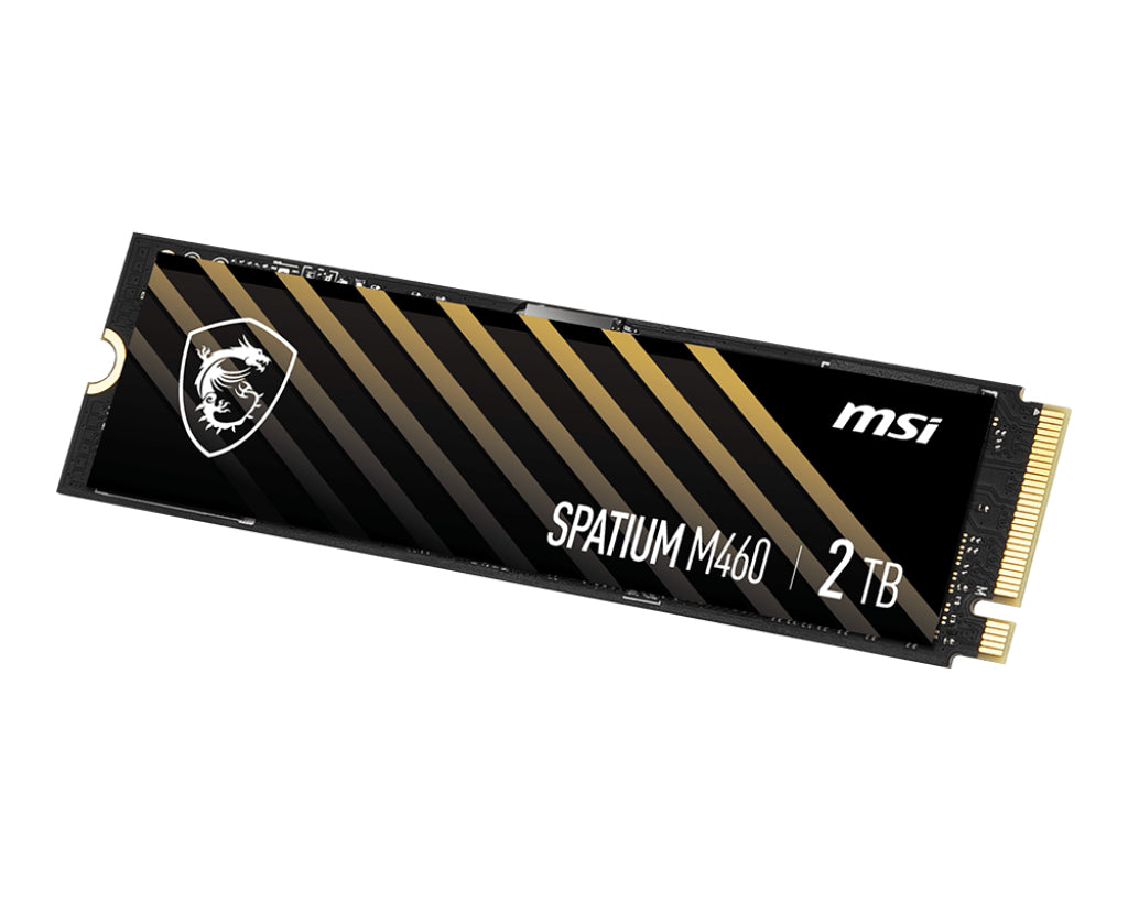 MSI SPATIUM M460 PCIE 4.0 NVME M.2 2TB Internes Solid State Drive PCI Express 4.0 3D NAND