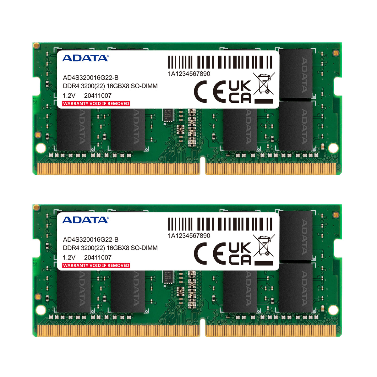 ADATA AD4S32008G22-DTGN module de mémoire 16 Go 2 x 8 Go DDR4 260 broches SO-DIMM