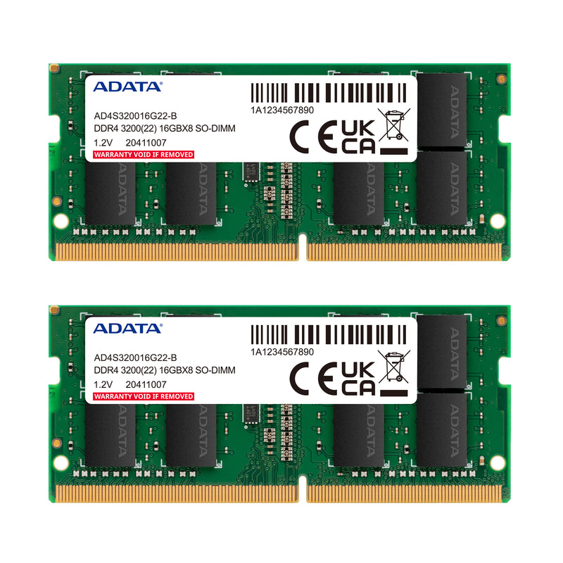 ADATA AD4S32008G22-DTGN Speichermodul 16 GB 2 x 8 GB DDR4 260-pin SO-DIMM