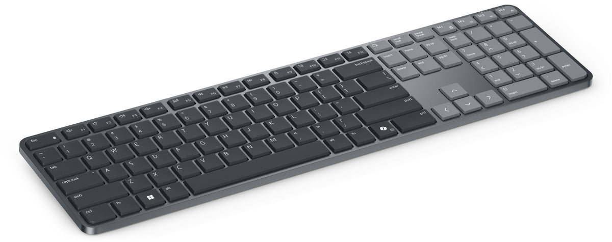 DELL Pro 7 Slim KB726 Tastatur Heimbüro RF Wireless + Bluetooth QWERTZ Deutsch Graphit
