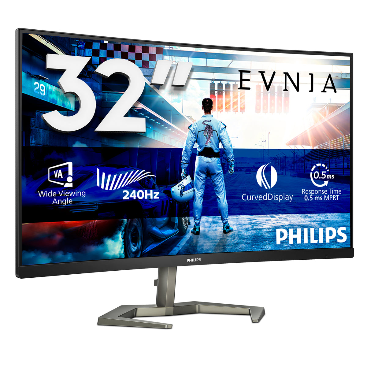 Philips Momentum 32M1C5200W/00 Computerbildschirm 80 cm (31.5") 1920 x 1080 Pixel Full HD LCD Schwarz