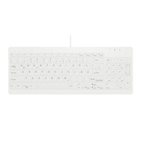 Contour Design Active Key Contour QuickClean Medizinische Tastatur IP68 Kompakt Kabelgebunden Weiß DE C7012