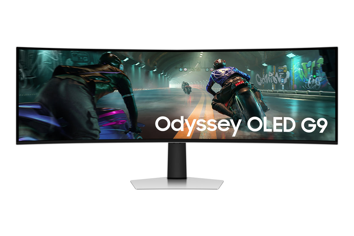 Samsung S49DG910SU Computerbildschirm 124,5 cm (49") 5120 x 1440 Pixel Dual QHD OLED Silber