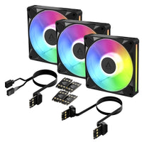 ARCTIC BioniX P14 A-RGB - 3 Pack 140 mm PWM-Lüfter mit Daiy Chain