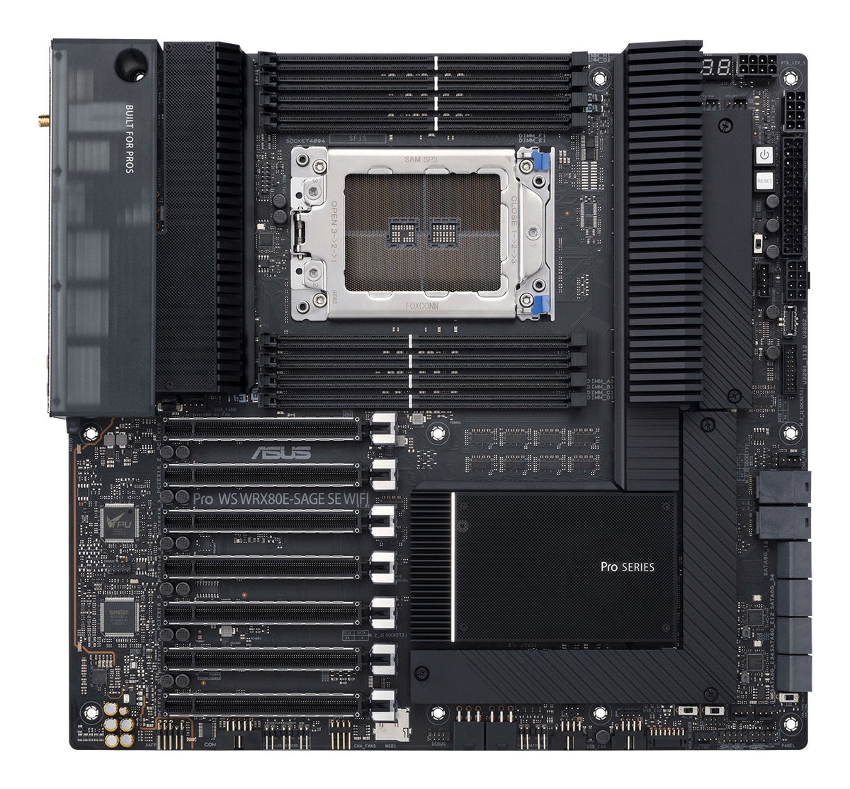 ASUS Pro WS WRX80E-SAGE SE WIFI II AMD WRX80 Buchse sWRX8 Erweitertes ATX