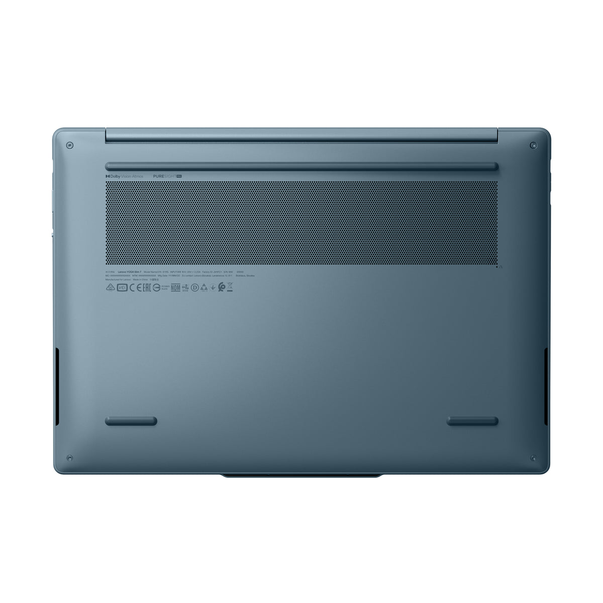 Lenovo Yoga Slim 7 14AGP11 Copilot+ PC AMD Ryzen AI 7 445 Laptop 35,6 cm (14") 2.8K 16 GB 1 TB SSD Wi-Fi 7 (802.11be) Windows 11 Home Deutsch Türkis