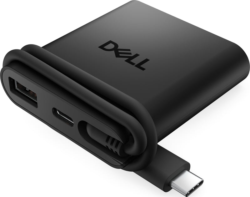 DELL DA225 Kabelgebunden USB 3.2 Gen 1 (3.1 Gen 1) Type-C Schwarz