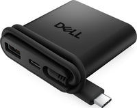 DELL DA225 Kabelgebunden USB 3.2 Gen 1 (3.1 Gen 1) Type-C Schwarz