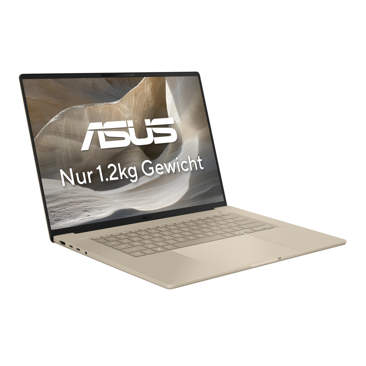 ASUS Zenbook A16 UX3607OA-SQ013W Snapdragon X2E-94-100 Laptop 40,6 cm (16") 3K 48 GB LPDDR5x-SDRAM 1 TB SSD Wi-Fi 7 (802.11be) Windows 11 Home Beige