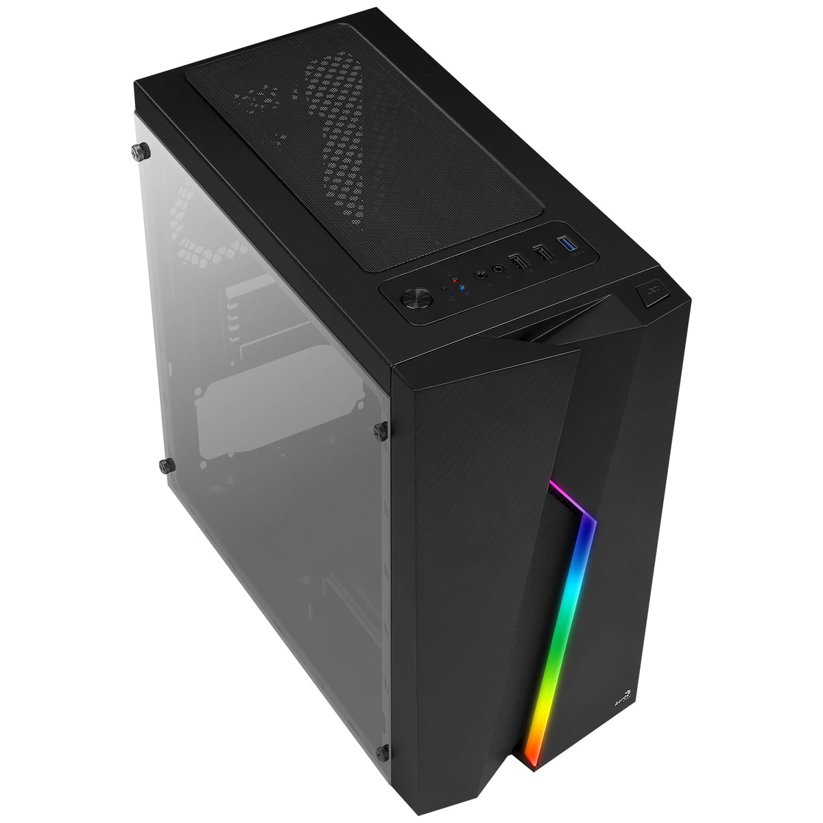 Aerocool Bolt Mini Mini Tower Schwarz