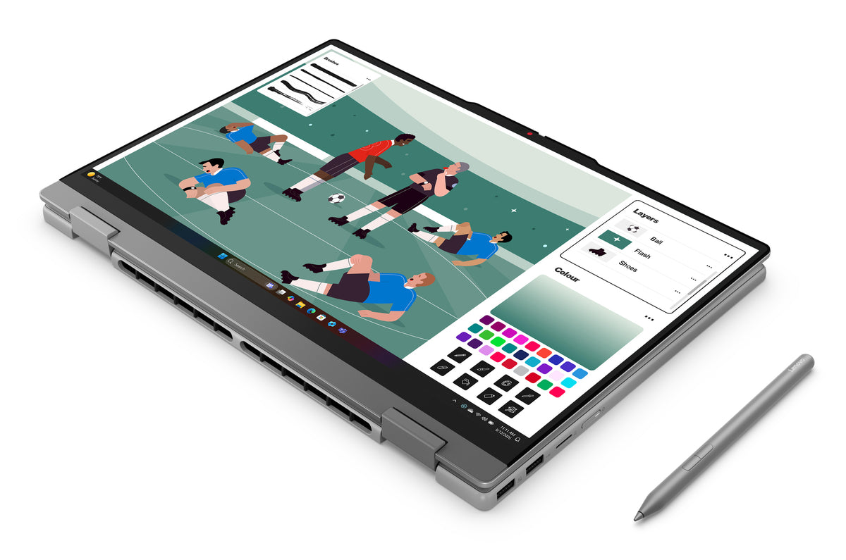 Lenovo IdeaPad 5 2-in-1 15AGP11 Copilot+ PC AMD Ryzen AI 7 445 Hybrid (2-in-1) 38,9 cm (15.3") Touchscreen WQXGA 32 GB DDR5-SDRAM 1 TB SSD Wi-Fi 7 (802.11be) Windows 11 Home Grau Deutsch