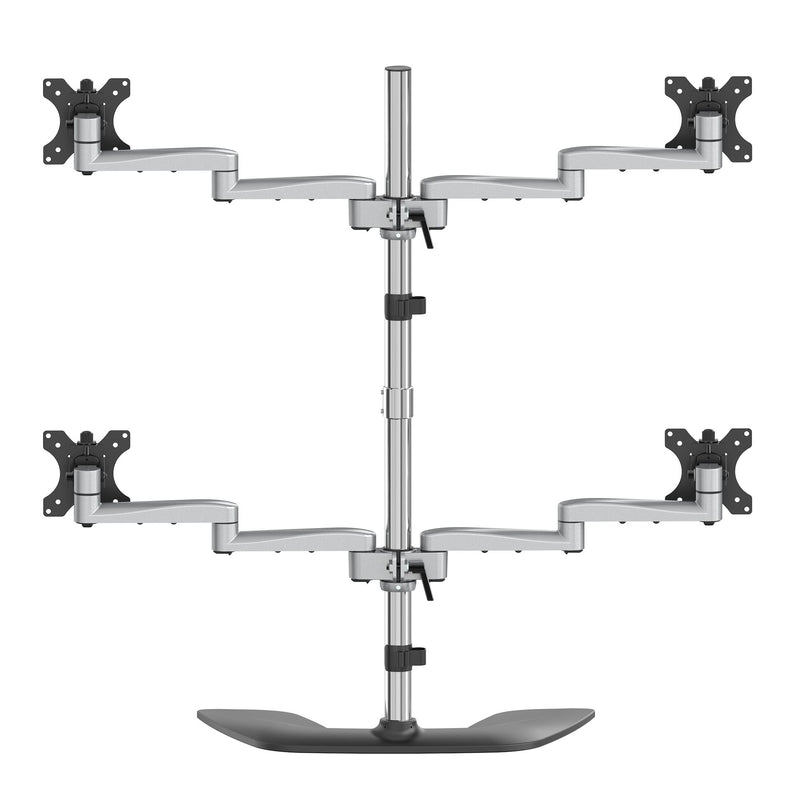 StarTech.com 4 fach Monitorhalter - Beweglich - Stahl & Aluminium