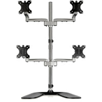 StarTech.com 4 fach Monitorhalter - Beweglich - Stahl & Aluminium