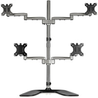 StarTech.com 4 fach Monitorhalter - Beweglich - Stahl & Aluminium